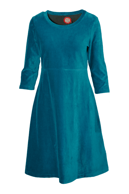 Main Image Elli dress babycord petrol