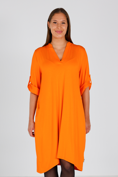 Orange online tunic dress