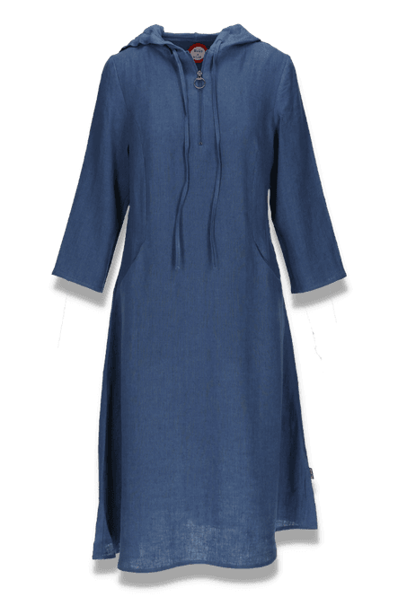 Main Image Berta jeansblue sporty linendress