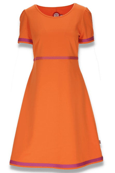 Main Image Pauline orange and pink dress